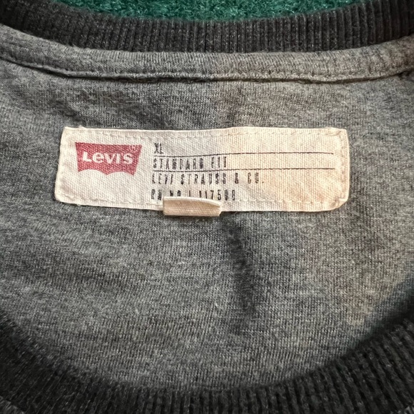 Levis crew sweater charcoal and heather grey - Picture 2 of 3